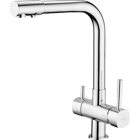 Spülenarmatur Deante-36 mit Wasserfilter-Anschluß Chrom (1/2)