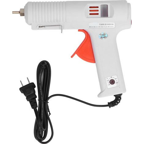 Pistolet à colle chaude 100W, température constante réglable, outil de collage manuel, prise américaine AC100-240V (1/5)