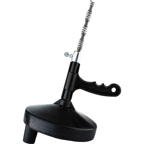 Limpiador de desagües, limpiador de desagües de 7 metros, desatasca todo tipo de desagües, elimina obstrucciones, cabello y otros residuos, limpiador de desagües (1/5)