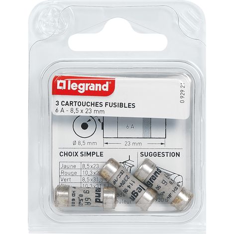 Cartouche Fusible 6a Protection électrique Avec Voyant - Legrand