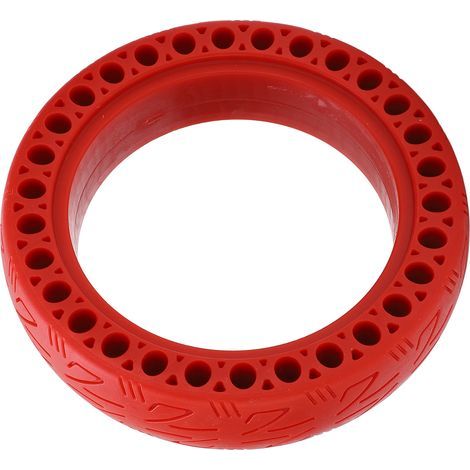 8,5 x 2,125 Gummireifen, leicht, pannensicher, nicht aufblasbarer Reifen, kompatibel mit dem Ninebot 9 Nano Laufrad, rot (1/5)