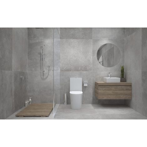 Vannes – Baldosa porcelánica efecto piedra · interior y exterior - Grafito - 60x90 cm · 20 mm - Caja (1/5)