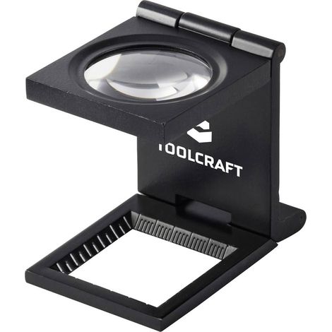 TOOLCRAFT TO-10182525 Compte-fils Grossissement: 6 x Lentille: (Ø) 28 mm