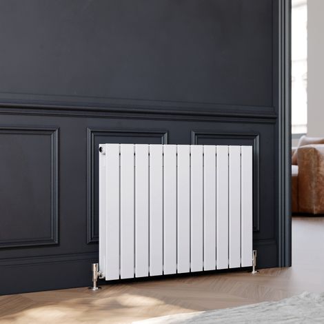 ELEGANT Designer Radiators Flat Panel 600 x 836 mm White Double Horizontal