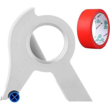 Masking tape cutting tool for interior decoration, masking tape dispenser, simple sewing machine (red) (1/5)