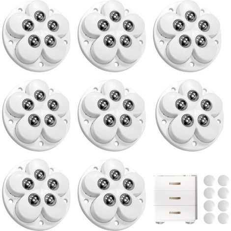Mini Roulette,8 Pièces Petite roulettes pour Meubles,54 Mm Roulette électroménager,Rotation sur 360° Patins pour Meubles,roulettes Charge Lourde pour Déplacer des Meuble De Grande Taille (1/5)