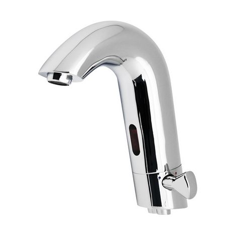 RUBINETTO ELETTRONICO PER LAVABO A FOTOCELLULA- Cromo- DH- pezzi 1