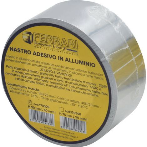 Cinta adhesiva de aluminio h50mm-50m