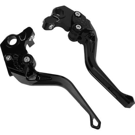 Levier de frein et d'embrayage court réglable (noir) pour motos Ducati Scrambler 400 800 1100 Sport Special. (1/5)