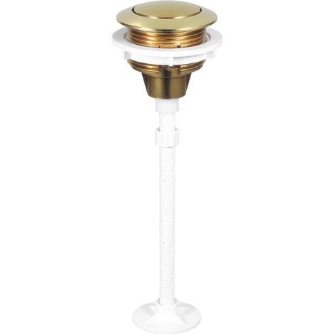 CCYKXA  Spülknopf für Toilette, runder Spülkastenknopf, einfache Bedienung, einfache Installation, Ersatzteile für die Toilette, für Zuhause, Gold
