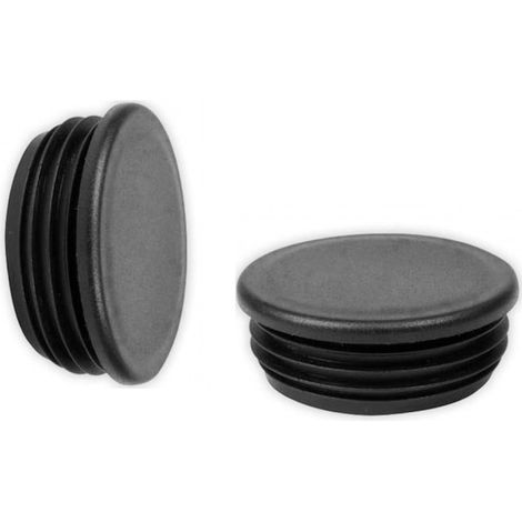 Lot de 50 bouchons ronds en plastique pour tuyaux d'un diamètre extérieur de 42 mm (1/2)