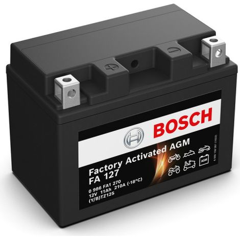 Batterie moto Bosch FA127 YTZ12S 12V 11AH 110A (1/4)