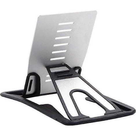 Faltbarer Handyhalter aus Aluminiumlegierung für Handys, Tablets und Smartphones (Schwarz) – 8,50 x 5,00 x 0,60 cm – Schwarz (1/2)