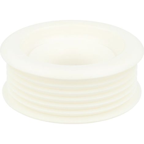 STEDO Euro WC-Spülrohrverbinder Dubletta Ø 55 mm für Spülrohre weiß (1/3)