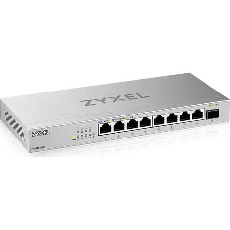 Zyxel XMG-108 No administrado 2.5G Ethernet (100/1000/2500) Plata (1/4)