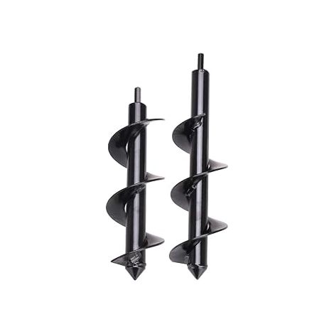 Forets de jardin pour plantation - 8 x 25/8 x 30 cm - Pour perceuse électrique - 25 cm (1/5)