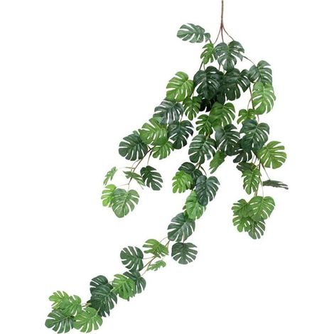 Guirlandes de Feuilles de Vigne Guirlande de Lierre Artificiel Plantes Vertes Longues en Plastique pour l'extérieur à l'intérieur Extérieur Balcon Mur Pot Mariage Décoration de Jardin-Fei Yu (1/5)