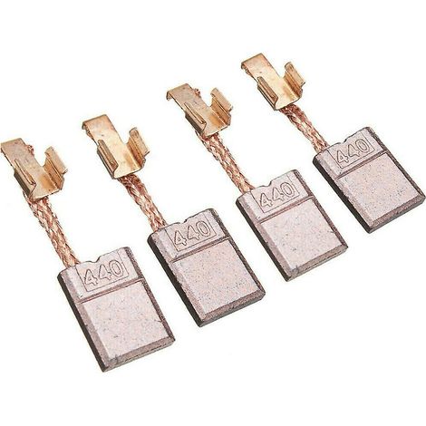 HONORNIC - 4 balais de charbon pour marteau électrique sans fil DTD146, DHP456, DHP458, BHP456, BDF446, BHP454 et CB440.