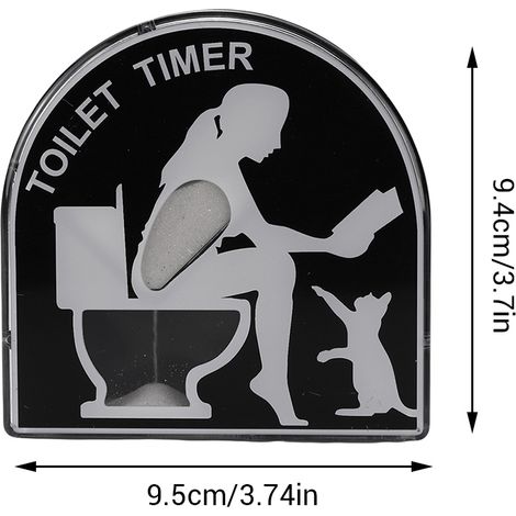 Sablier de Noël créatif pour les toilettes : 5 minutes de sable blanc (1/5)