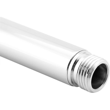 Extensión de ducha de acero inoxidable 201, 10 cm, cromada - [Extensión de brazo de ducha de acero inoxidable, tubo de extensión para cabezal de ducha, barra de extensión de 4 pulgadas] (1/5)