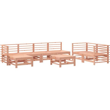 Maison Exclusive - 8-tlg. Garten-Lounge-Set Massivholz Douglasie (1/5)