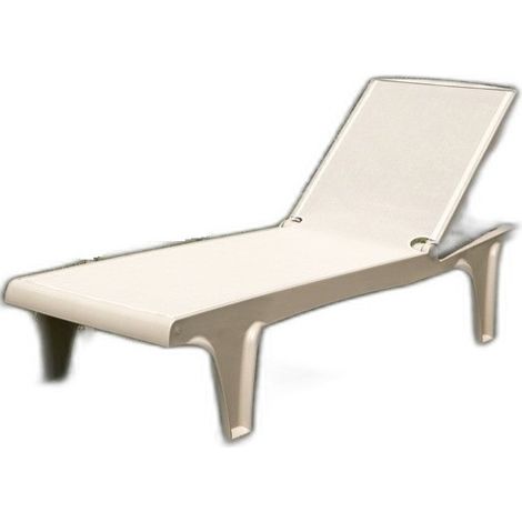 Bain de soleil, Bain de soleil Tahiti taupe ajustable Taupe en Plastique, Scab design (1/5)
