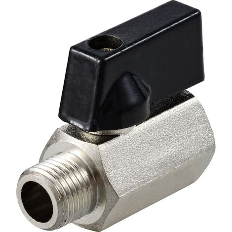 TRU COMPONENTS TC-304SM-FM1/4G TC-12770384 Standard-Kugelhahn Innengewinde: G1/4" Außengewinde: G1/4 (1/3)