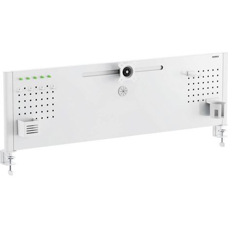 SpeaKa Professional Supporto da tavolo per monitor SP-B25-02 Monitor + Organizer Board 1 Display: (s) Bianco opaco Fiss