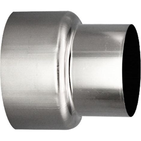 Reduzierstück aus Edelstahl für Kaminrohre, 80 mm Durchmesser auf 60 mm, Rauchrohrreduzierstück für Öfen und Kamineinsätze, 1 Stück (1/5)