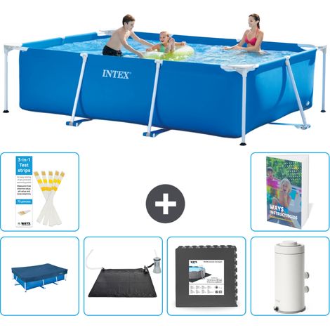 Rechteckiger Frame Pool - 300x200x75 cm - 7-teilig S53