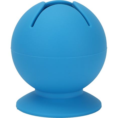 Collecteur de déchets - Ventouse en silicone pour la collecte des chutes de vinyle - Rangement de bureau - Bleu