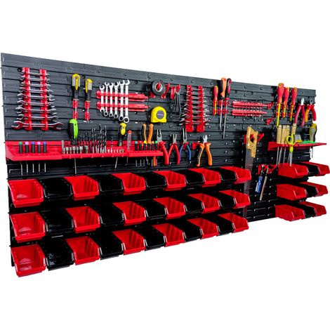 Tablero de herramientas para taller de 172x78 cm + 42 bandejas (1/5)
