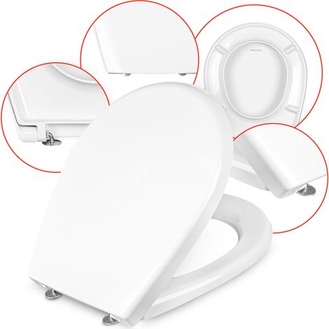 Abattant WC pour CERSANIT ATLANTIC / KOŁO NOVA – frein de chute, rigide