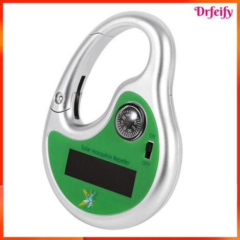 Akozon Répulsif contre les moustiques Portable Mosquito Insect Killer Repeller Expeller Hook Type Solar Ultrasonic jardin controle (1/5)