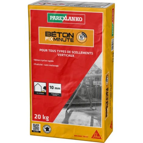 Béton à pris rapide FixMinute PAREXLANKO - 20kg (1/2)