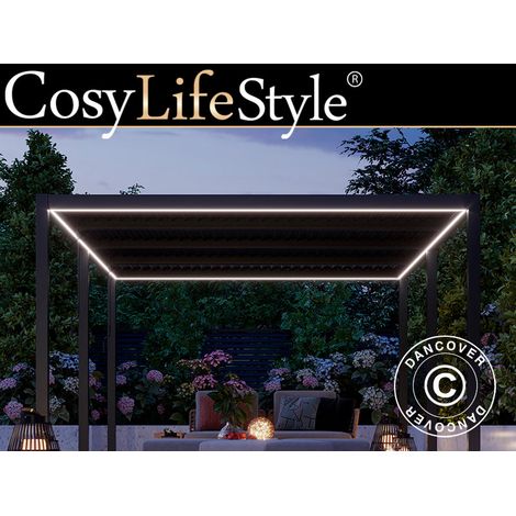 LED Lichtleiste für San Pablo Pergola Pavillon 4x5,8m, 6 Stk., (1/2)