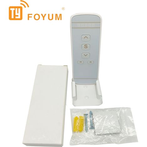 Hot-selling 433.42MHz electric curtain remote control handle window opener, 5 channels, white box, 1 piece (1/4)