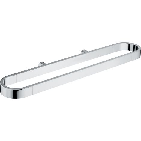 Portasalviette attrezzabile da muro in alluminio, ottone e Cromall A147 Gedy serie AZZORRE Cromato (1/2)