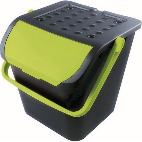 9PZ PATTUMIERA ECOLOGIC Lt. 28 - cm. 38x36,5x37 h col. Assortiti