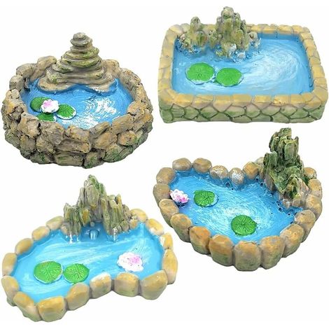 Miniature de jardin DIY, décor en résine pour aquarium et jardin féerique, accessoires décoratifs (1/5)
