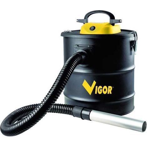 Cubeta aspiradora de cenizas Vigor Aspir-El 1200 Lt.20 Vatios 1200