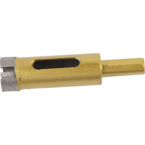 Foret diamanté pour carottage, scie cloche pour céramique, marbre, verre et pierre (20 mm) (1/5)