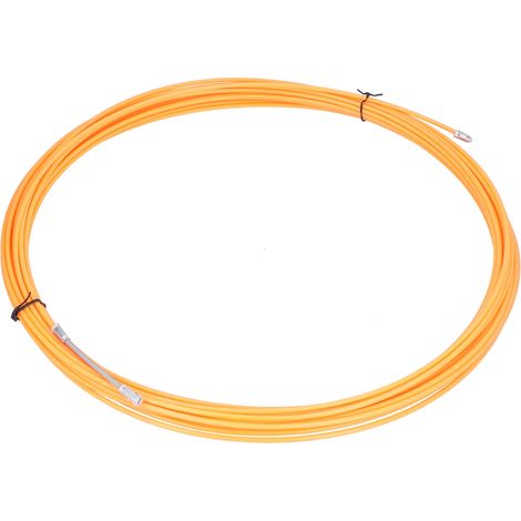 Tire-fil de 25 m (82 pi) orange pour passage de câble à travers les murs, pour combles, vides sanitaires et sous-sols. (1/5)