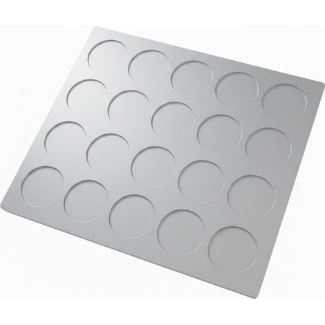 TAPPO COPRIFORO ADESIVO D 13 MM GRIGIO RAL 9006 500 pezzi