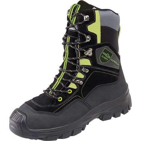 Lupriflex Schnittschutzstiefel 3-640 Class 3 Sportive Hunter wasserdicht S3 SRC DGUV Gr. 48 schwarz (1/3)