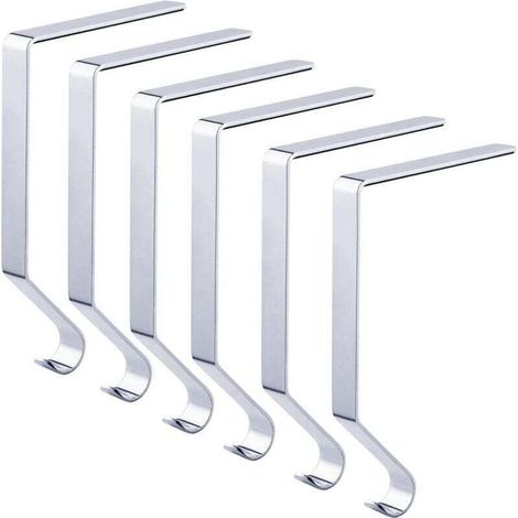 6pcs Christmas Sock Holder Metal manteau bas crochet crochet cheminée crochet (1/4)