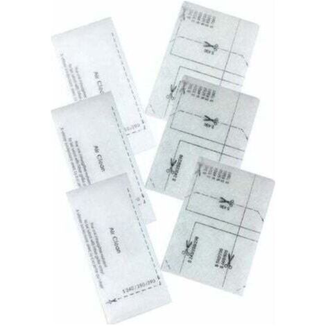 Lot de 6 Filtres pour Aspirateur Miele SF-SAC 20/30 - Super Air Clean et Pré-moteur - Haute Filtration