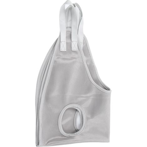 Serviette de Toilettage pour Chien avec Poche à Sable, Hamac Résistant et Aéré pour Animaux - Gris (1/5)