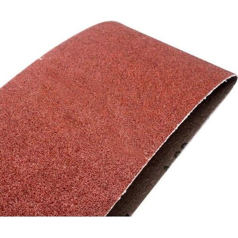 Bandes Abrasives - 100x915 mm - Grain 100 - Pour Ponçage Bois Métal Cuirs - 5 Pièces (1/4)