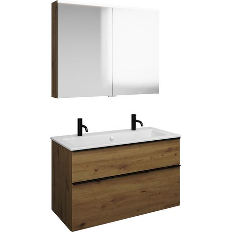burgbad Eqio Set, bestehend aus Spiegelschrank, (1/2)